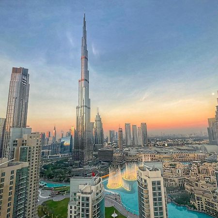 Prestige Living 2Br With Full Burj Khalifa And Fountain View By Auberge Dubai Exterior foto