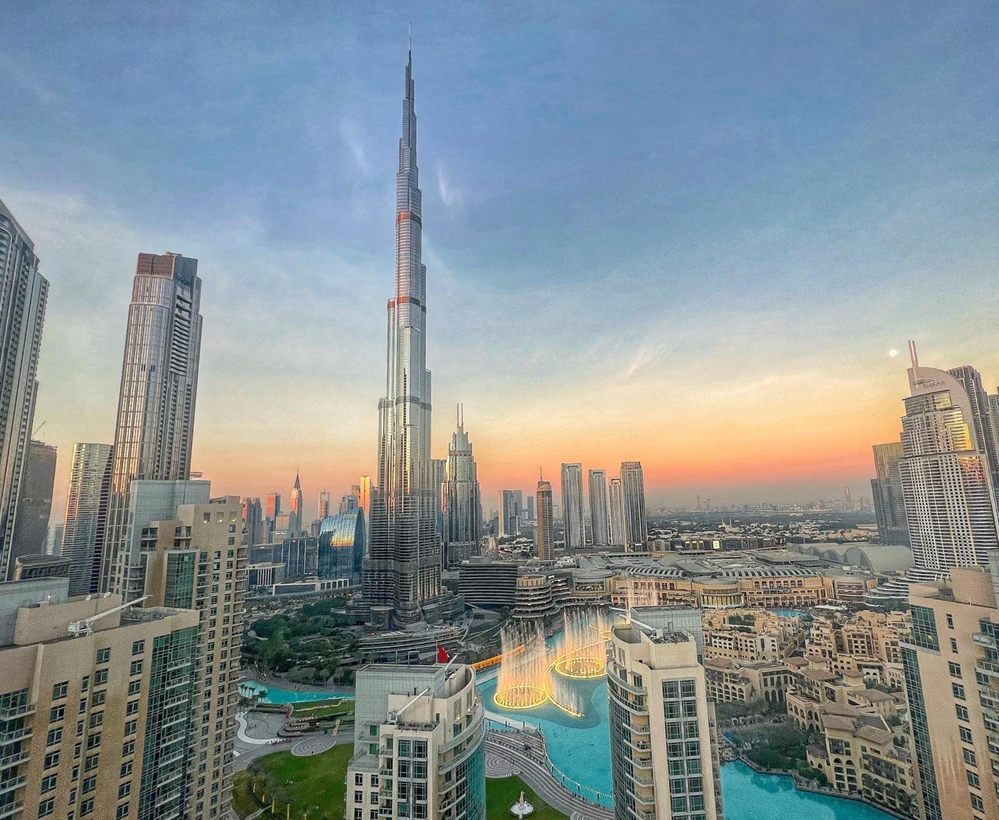 Prestige Living 2Br With Full Burj Khalifa And Fountain View By Auberge Dubai Exterior foto