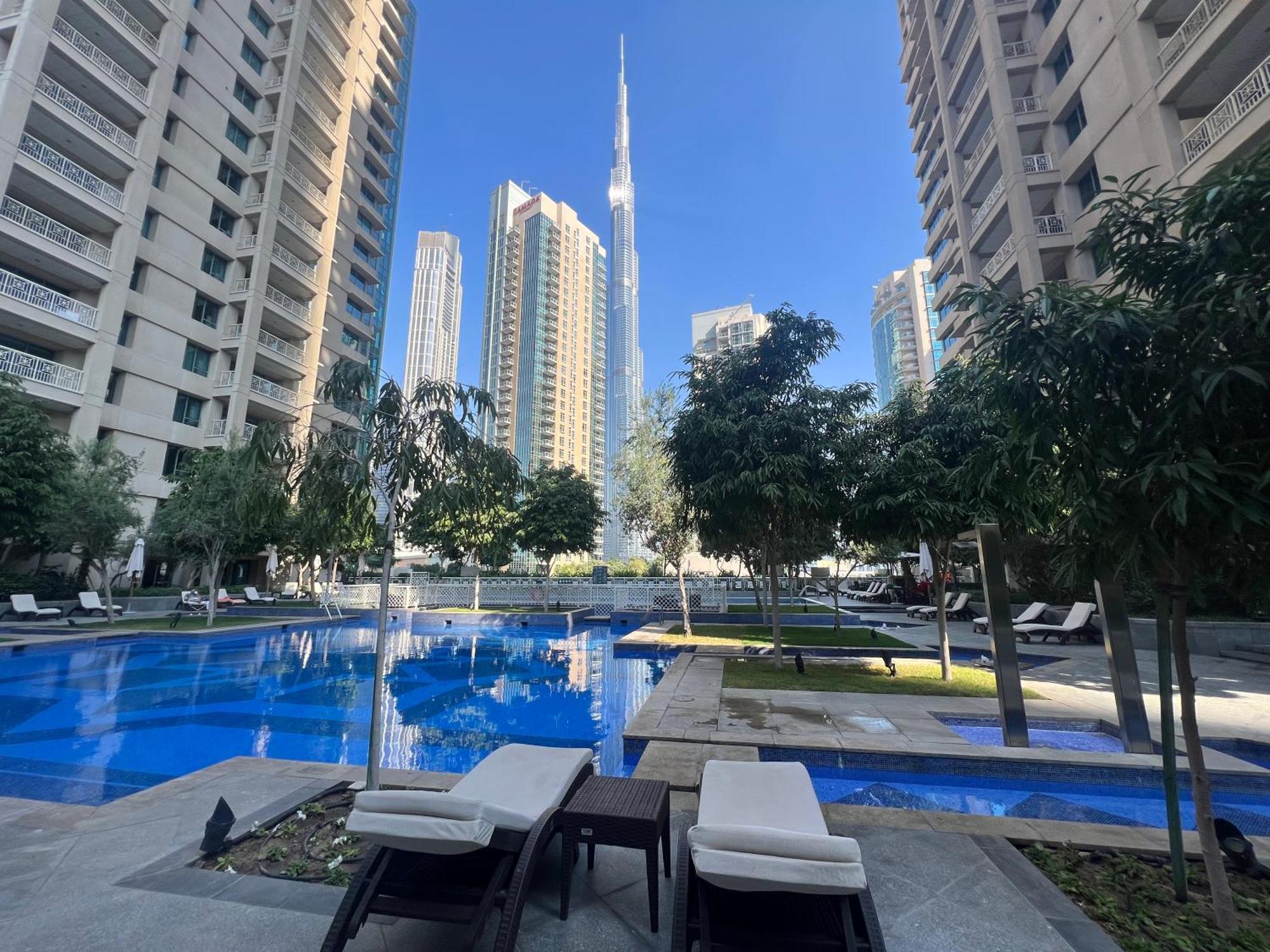 Prestige Living 2Br With Full Burj Khalifa And Fountain View By Auberge Dubai Exterior foto